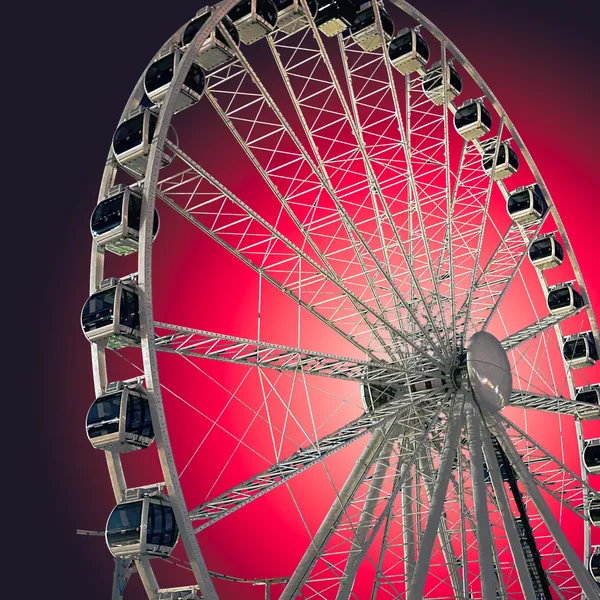Ferris wheel — colour-graded photo composition in Adobe Photoshop