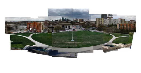 Kansas City panorama composite photograph